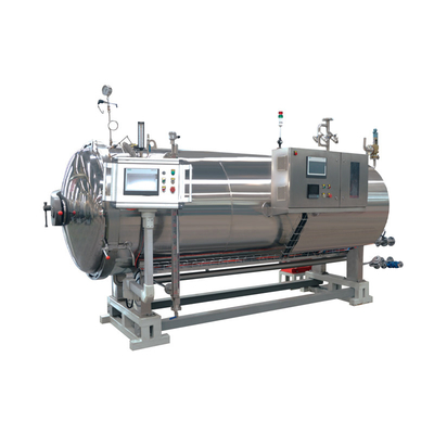 1KW パワー フルオートマティック 缶詰 トゥーン 蒸気 空気 消毒 リトルト 機械 3P 電圧