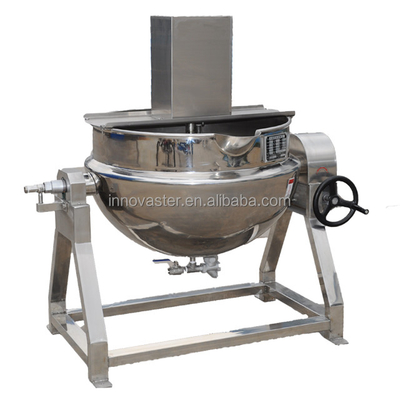 50-600L ガス温め肉スープ 作る ジャケット式ケトル 炊飯器 ミキサー ティッピングマシン