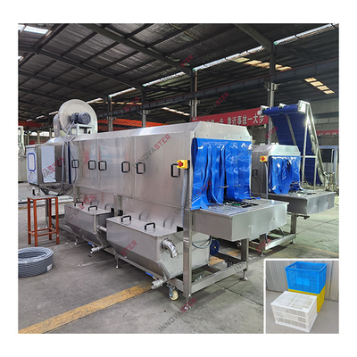 工業用洗濯機 急速な操作 ターンオーバー プラスチック製のパレット/トレイ/ボックス洗濯機