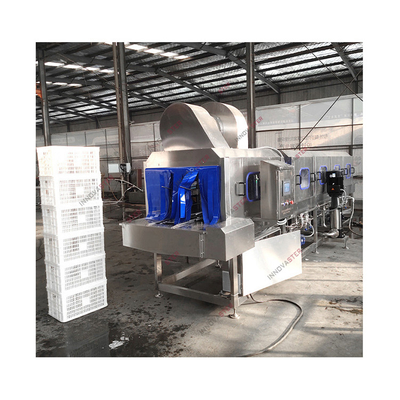 650 KG スラットボックス/バスケット/箱/トレイ用の自動商用洗濯機