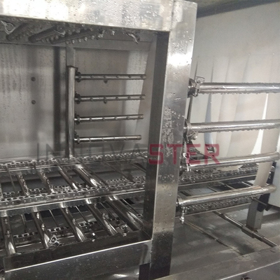 650 KG スラットボックス/バスケット/箱/トレイ用の自動商用洗濯機