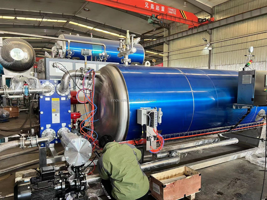 ボイラー補助蒸気水平水噴霧ソーセージポック液体ボトルレトロートマシン 1100*1200*1500MM