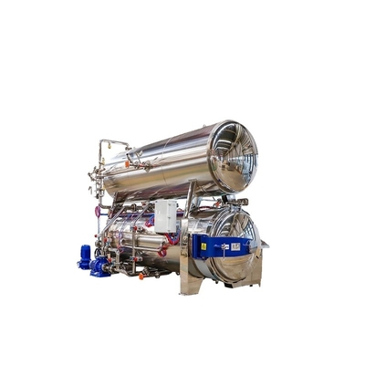 1100*1200*1500MM 高温消毒用の半自動リトルト機械