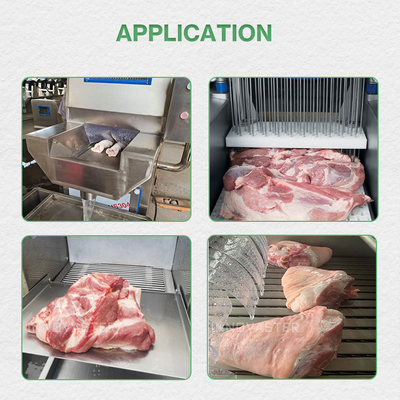 産業用用自動肉加工塩塩水注入機を操作しやすい