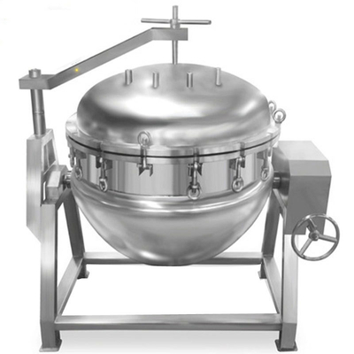 615KG 220V/230V/380V/415V/440Vのための工業高圧炊飯器/ジャケット式ケトル