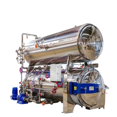 構造 円筒型圧力容器 1KW PPボトル滅菌のためのオートクラブレトロート