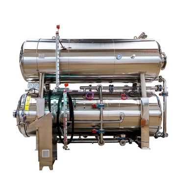 構造 円筒型圧力容器 1KW PPボトル滅菌のためのオートクラブレトロート