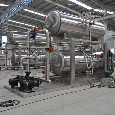 構造 ローータリーレトロット 肉類消毒剤生産ライン レトロット機