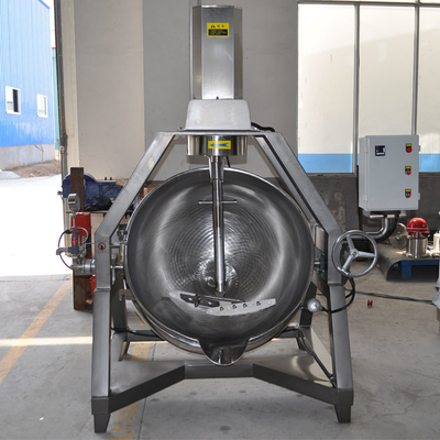 615KG 大量生産のためのミキサーの混ぜ合わせ器付き半自動カッター式ケトル