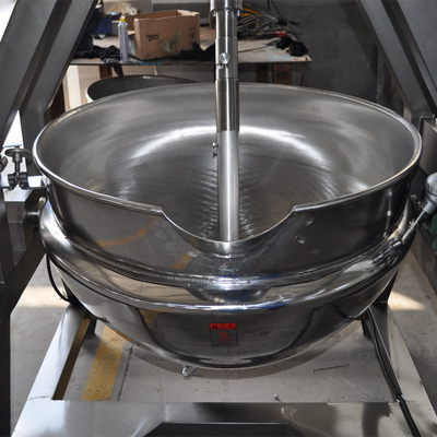 615KG 大量生産のためのミキサーの混ぜ合わせ器付き半自動カッター式ケトル