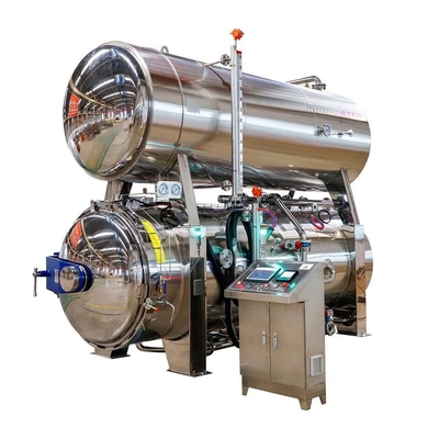 構造 円筒型圧力容器 1KW PPボトル滅菌のためのオートクラブレトロート