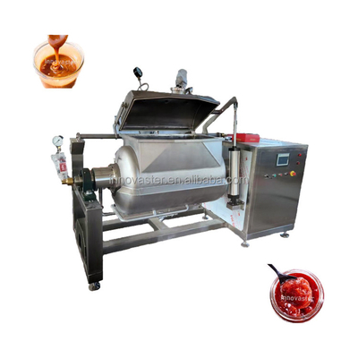 レッド・ビーンのパスタ バキュム・ジャケット式ケトル 100-600L容量と水平の混ぜ器