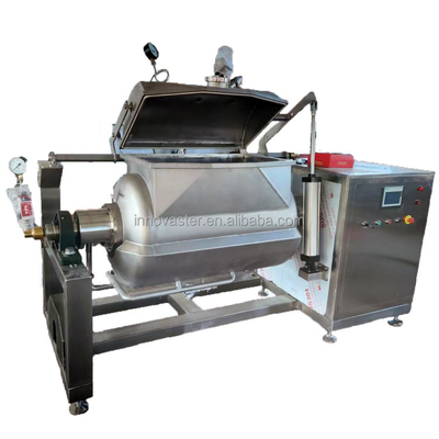 レッド・ビーンのパスタ バキュム・ジャケット式ケトル 100-600L容量と水平の混ぜ器