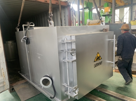 家庭用廃棄物と食品廃棄物の無害処理のための1000L/Hの焼却機